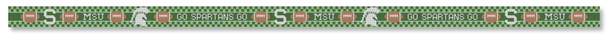 Belt 380 Michigan State University 18 Mesh 35 x 1.25" Keep Your Pants On