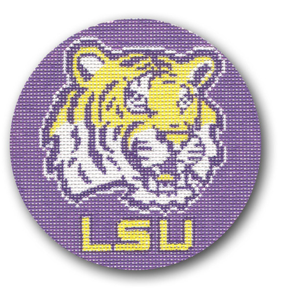 Logo1028 Louisiana St. Univer.-LSU 18 Mesh 4" Rnd. Keep Your Pants On