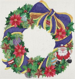 ab221 A. Bradley christmas wreath	8 x 8  18 Mesh