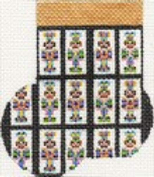 ab232 A. Bradley gone nuts for nutcrackers!	Mini-Sock 3 x 4 18 Mesh