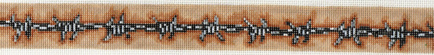 ab292 A. Bradley barbwire belt 1 ¼ x 40  18 Mesh