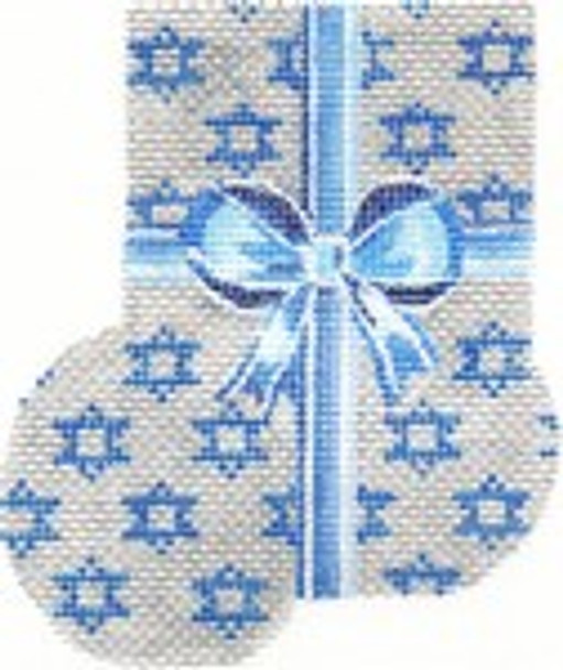 ab396 A. Bradley Chanukah package Mini-Sock  3 x 4 18 Mesh