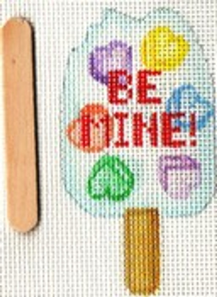 ab335b A. Bradley February popsicle 2 x 3 18 Mesh With stitch guide by Cynthia Thomas…