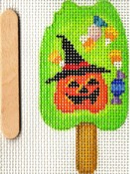 ab335j A. Bradley October popsicle 2 x 3  18 Mesh With stitch guide by Cynthia Thomas…