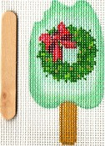 ab335L A. Bradley December popsicle 2 x 3 18 Mesh With stitch guide by Cynthia Thomas…