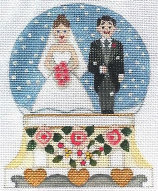 SG5 WEDDING SNOWGLOBE 4.5 X 6.0, 18 Mesh Raymond Crawford Designs 