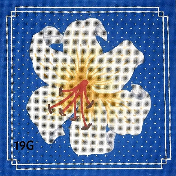 Pillow 801G Lavender Bearded Iris- 10x10 13 Mesh MM Designs