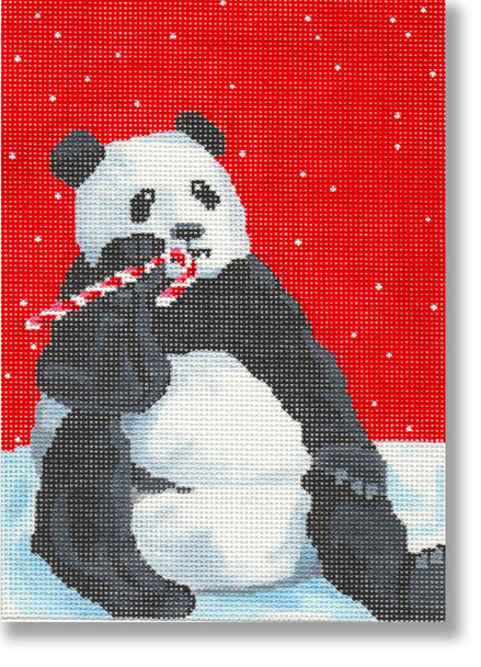 SC-PL 02 Panda Bear 18 Mesh 5 x 7" Scott Church Creative