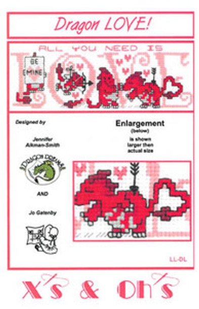 Dragon Love! by Xs And Ohs Size: 88 x 28 13-1074  YT