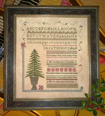 O Christmas Tree 183w x 200h Samplers Not Forgotten 14-2451