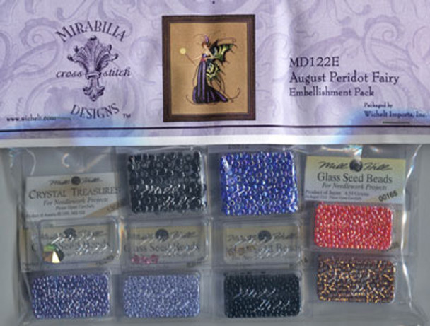 MD122E Mirabilia Designs August Peridot Embellishment Pack