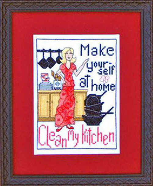 Clean My Kitchen 95 x 67 Bobbie G Designs  10-2044