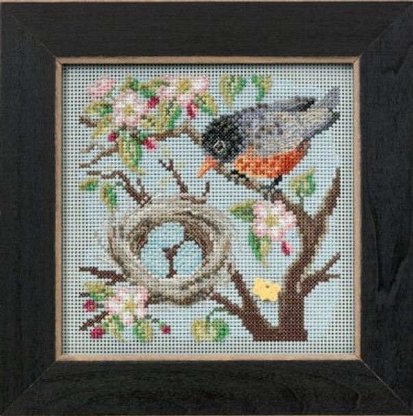 MH145103 Mill Hill Buttons and Bead Kit Spring Robin (2015)