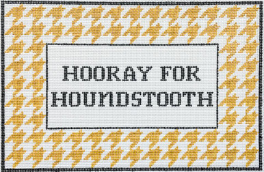Hooray for Houndstooth 12”W x 8”H 13 Mesh Hello Tess Designs