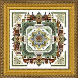 CHAT047 The Medieval Town Mandala Châtelaine Designs The - Main Image