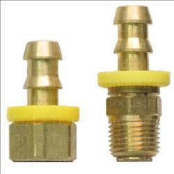 TRANSMISSION 5/8" COOLER LINE FITTING KIT FITS '91+ GM FWD & PRE '87