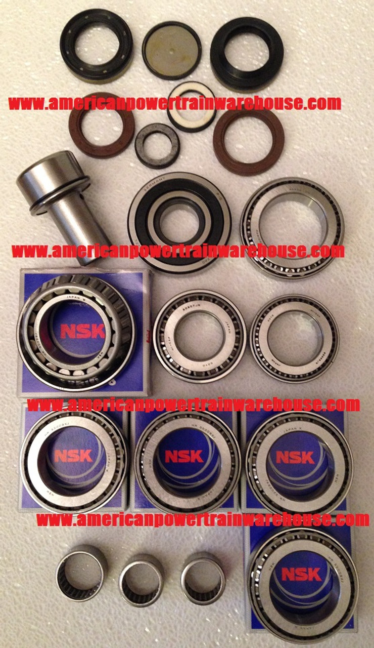 W5MG1 W6MG1 TRANSMISSION REBUILD KIT WITH NO INPUT BEARINGS FITS '90-'99  AWD STEALTH & 3000GT (BK428M)