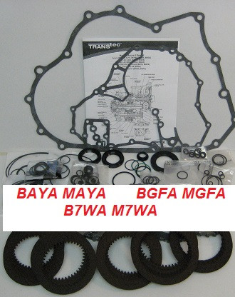 HONDA & ACURA BAYA MAYA BGFA MGFA B7WA M7WA TRANSMISSION REBUILD KIT