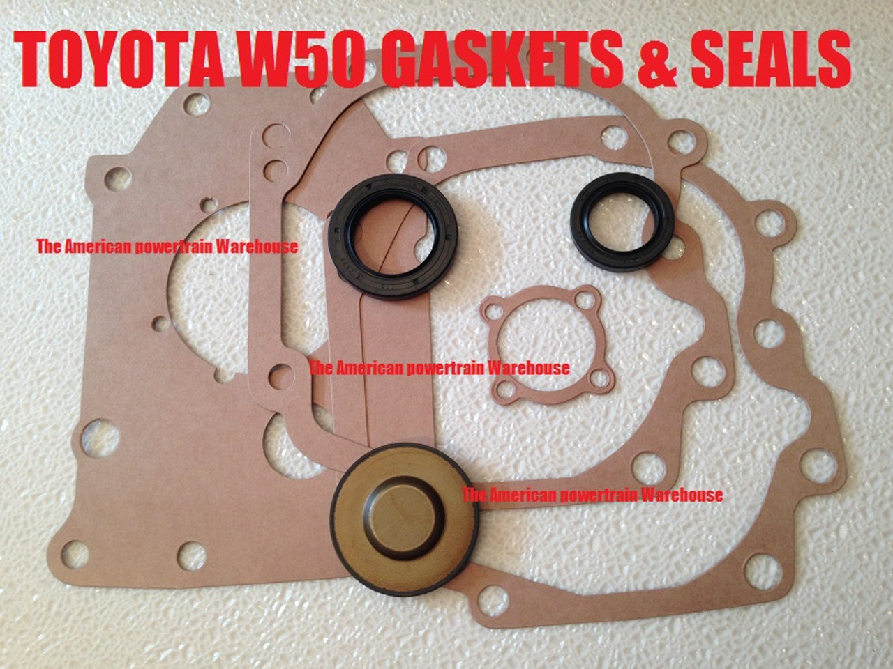 W40 W50 TRANSMISSION OVERHAUL KIT GASKETS & SEALS FITS '70'86 TOYOTA