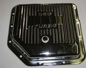 TH350 350 350C TRANSMISSION CHROME OIL PAN WITH GASKET & DRAIN PLUG