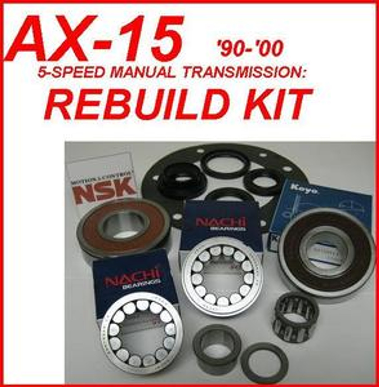 AX15 TRANSMISSION REBUILD KIT FITS JEEP & DODGE '90'00 (BK163J) Transmission Parts Distributors