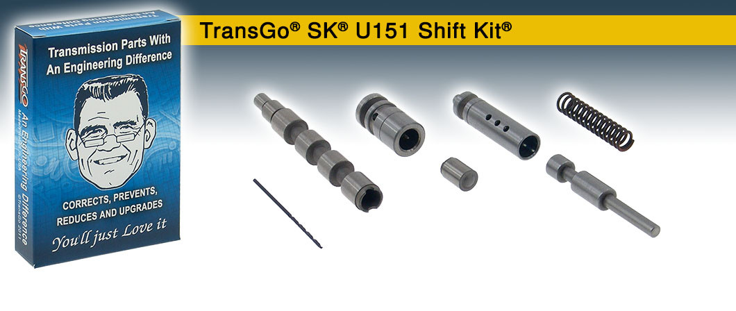 U150 U151 U250 AUTOMATIC TRANSMISSION TRANSGO SHIFT Kit® SKU151
