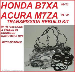 B7XA M7ZA TRANSMISSION REBUILD KIT WITH PISTONS, STEELS, & GENUINE