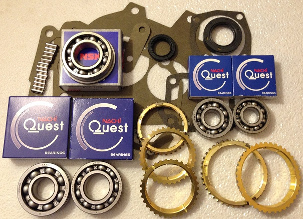 T50 TRANSMISSION REBUILD KIT WITH SYNCHRO RINGS FITS TOYOTA