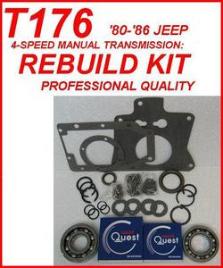 T176 T177 TRANSMISSION REBUILD KIT FITS '80'86 CJ5 CJ7 CJ8 CHEROKEE