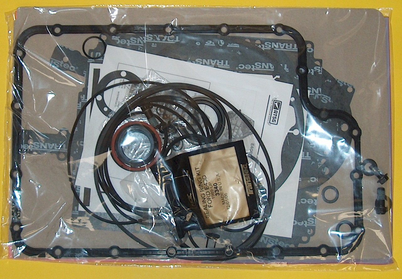 4R100 E4OD TRANSMISSION OVERHAUL KIT WITH BONDED PAN GASKET FITS '96