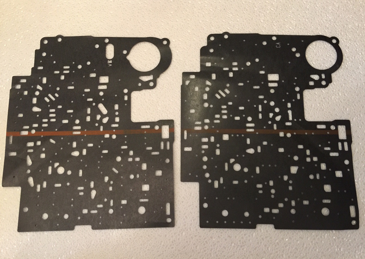 4L60E 4L65E 4L70E TRANSMISSION VALVE BODY GASKET SET BROWN STRIPE FOR