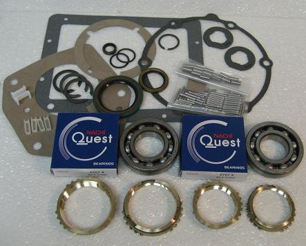 SR4 TRANSMISSION REBUILD KIT WITH SYNCHRO RINGS FITS JEEP & AMC 4x4 '76