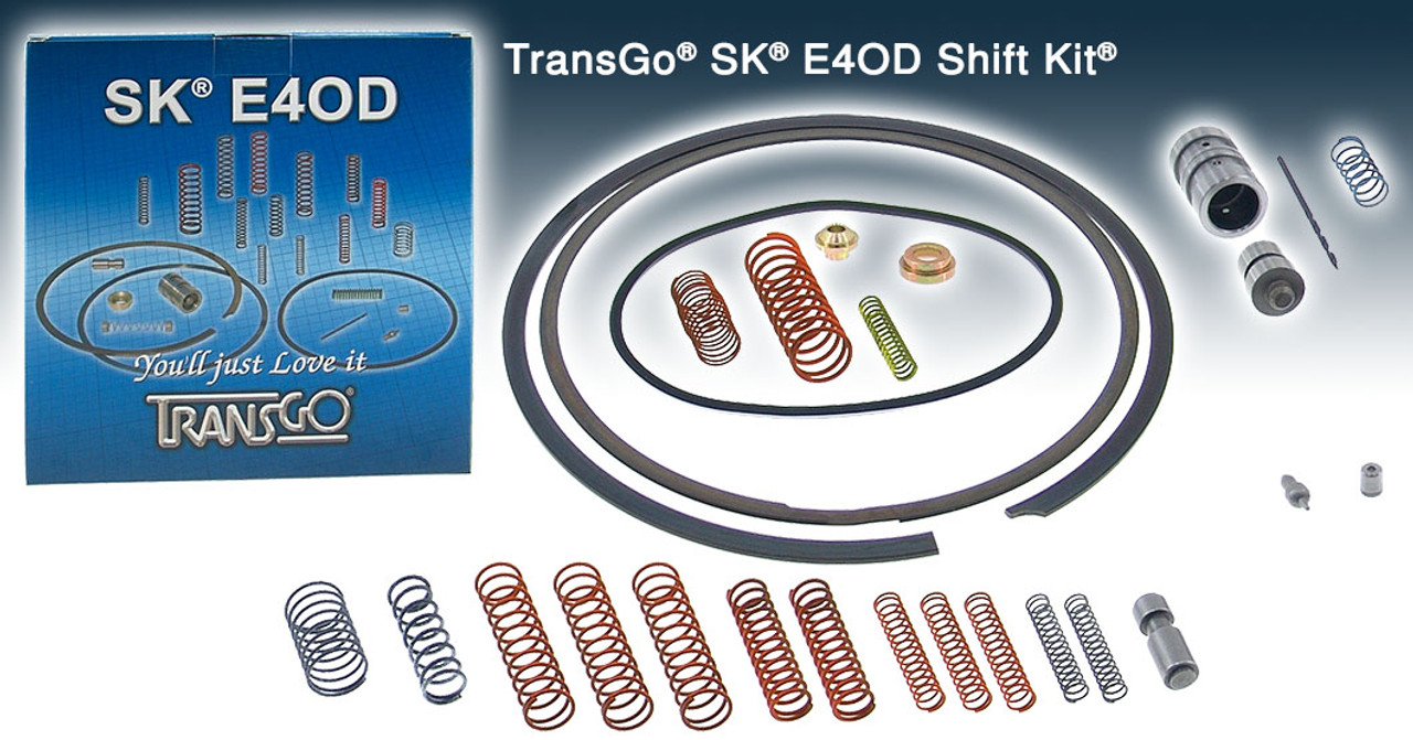 4R100 E4OD TRANSMISSION Shift Kit® TRANSGO SK® E4OD FITS '89+ FORD TRUCKS