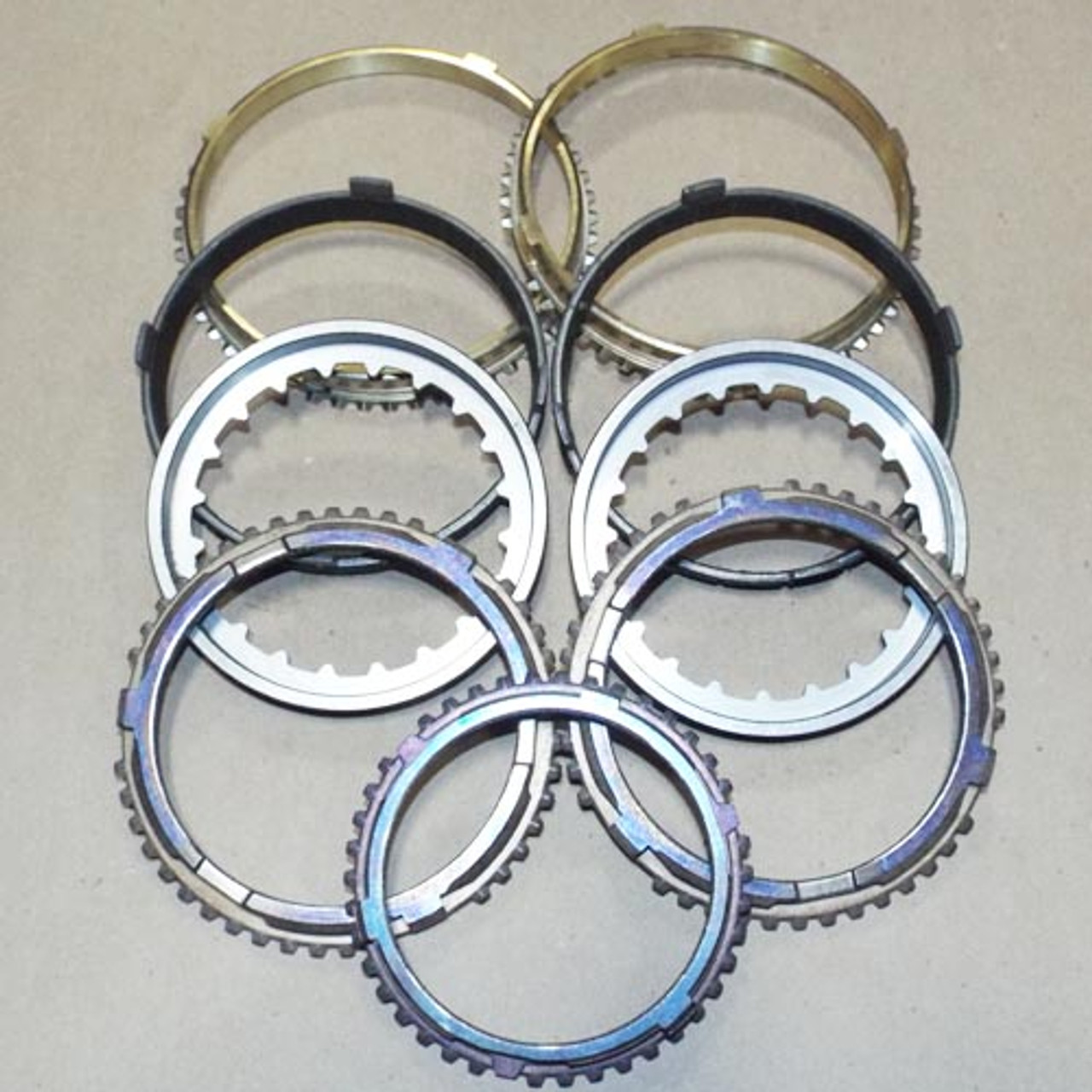NV4500 TRANSMISSION SYNCHRO RINGS KIT COMPLETE 9PIECE WITH 12 INNER