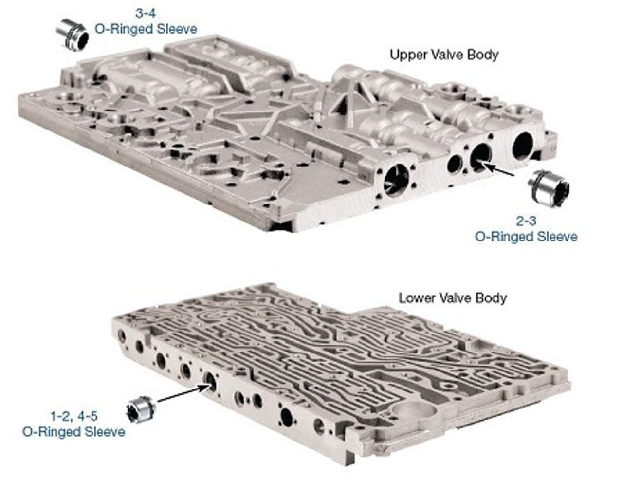 722.6 W5A580 W5A380 W5A330 NAG1 TRANSMISSION VALVE BODY OVERLAP CONTROL