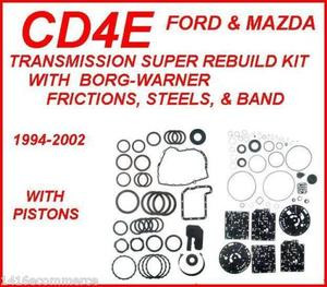 CD4E & LA4AEL TRANSMISSION REBUILD KIT WITH STEEL PLATES, FILTER,