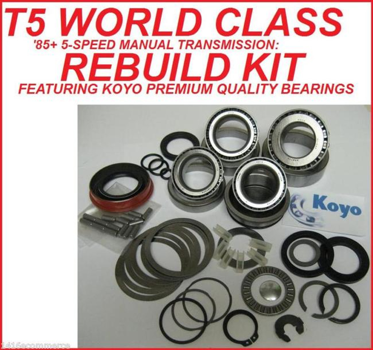 T5 WORLD CLASS TRANSMISSION REBUILD KIT FITS '85'04 GM FORD HONDA