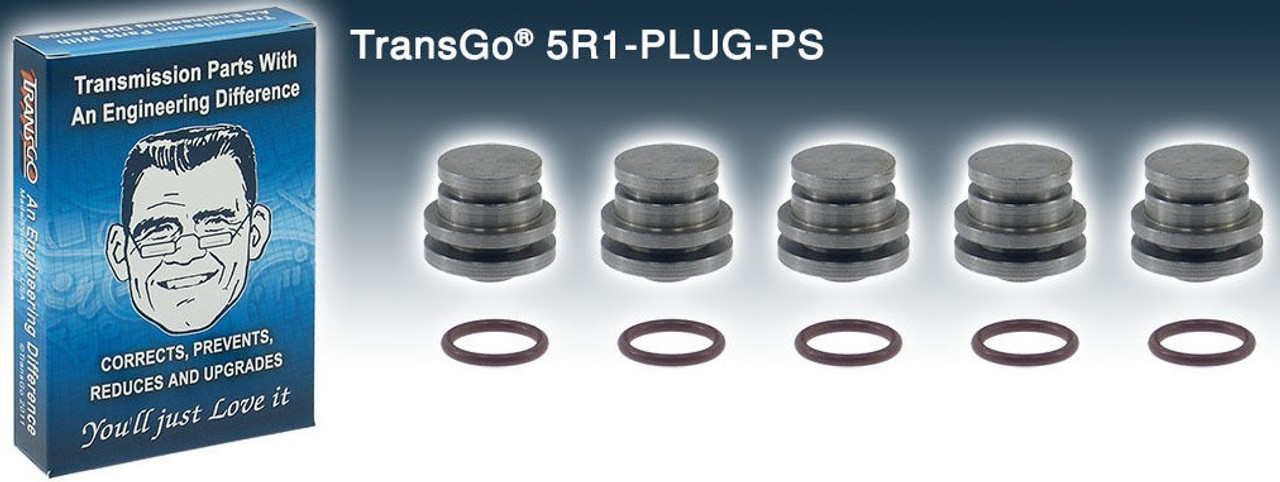 5R110W TRANSMISSION STEEL PRESSURE SWITCH PLUGS & O-RINGS BY TRANSGO