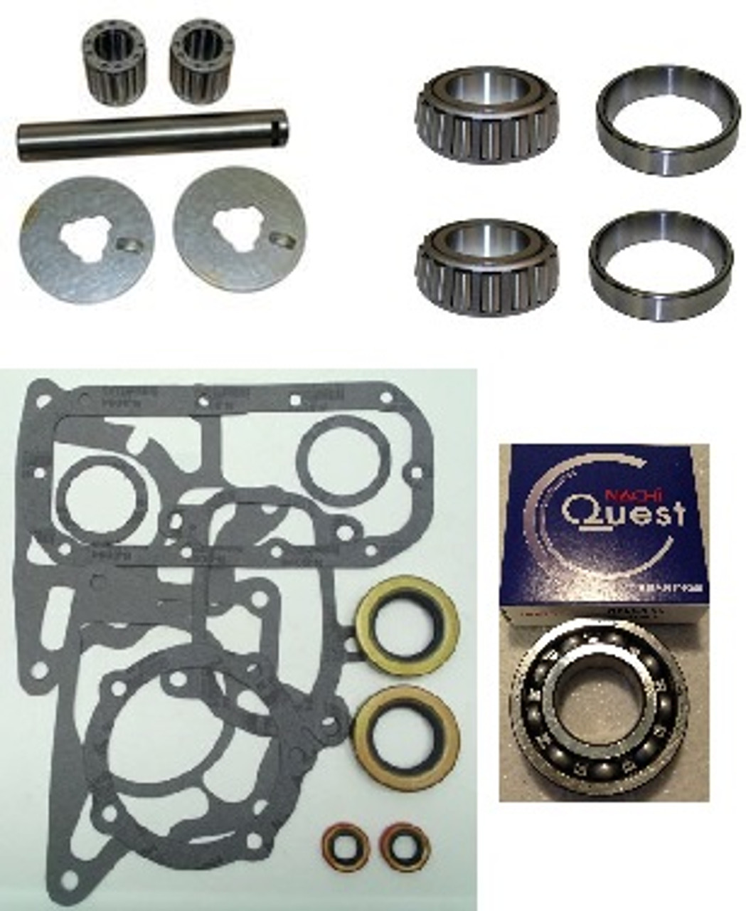 DANA 18 TRANSFER CASE REBUILD KIT FITS '44'49 WILLYS MB WITH 19mm O.D