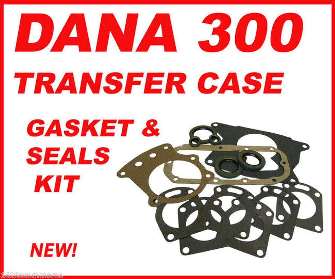 DANA 300 TRANSFER CASE OVERHAUL KIT GASKETS SEALS & SHIMS FITS '80'86