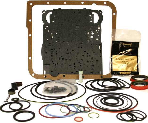 4R100 E4OD TRANSMISSION OVERHAUL KIT WITH FIBER PAN GASKET FITS '96