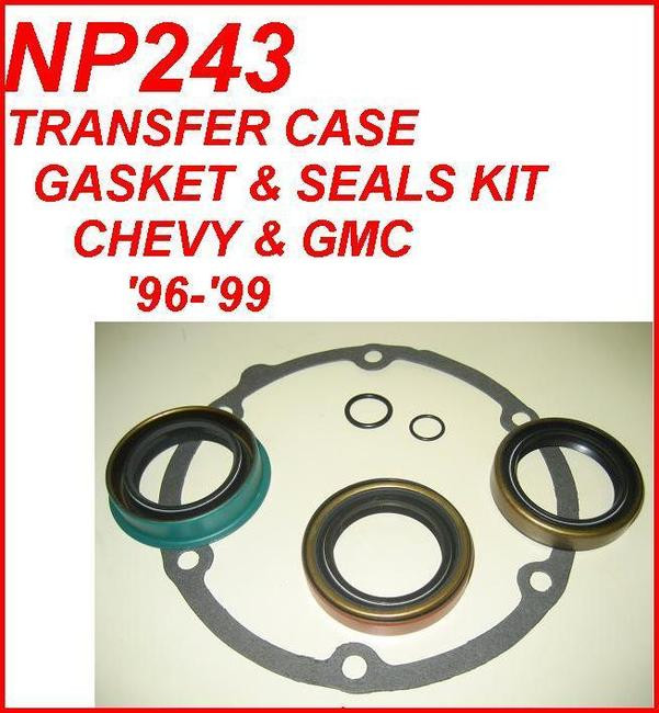 NP243 TRANSFER CASE OVERHAUL KIT GASKET SEALS & ORINGS FITS '96'00