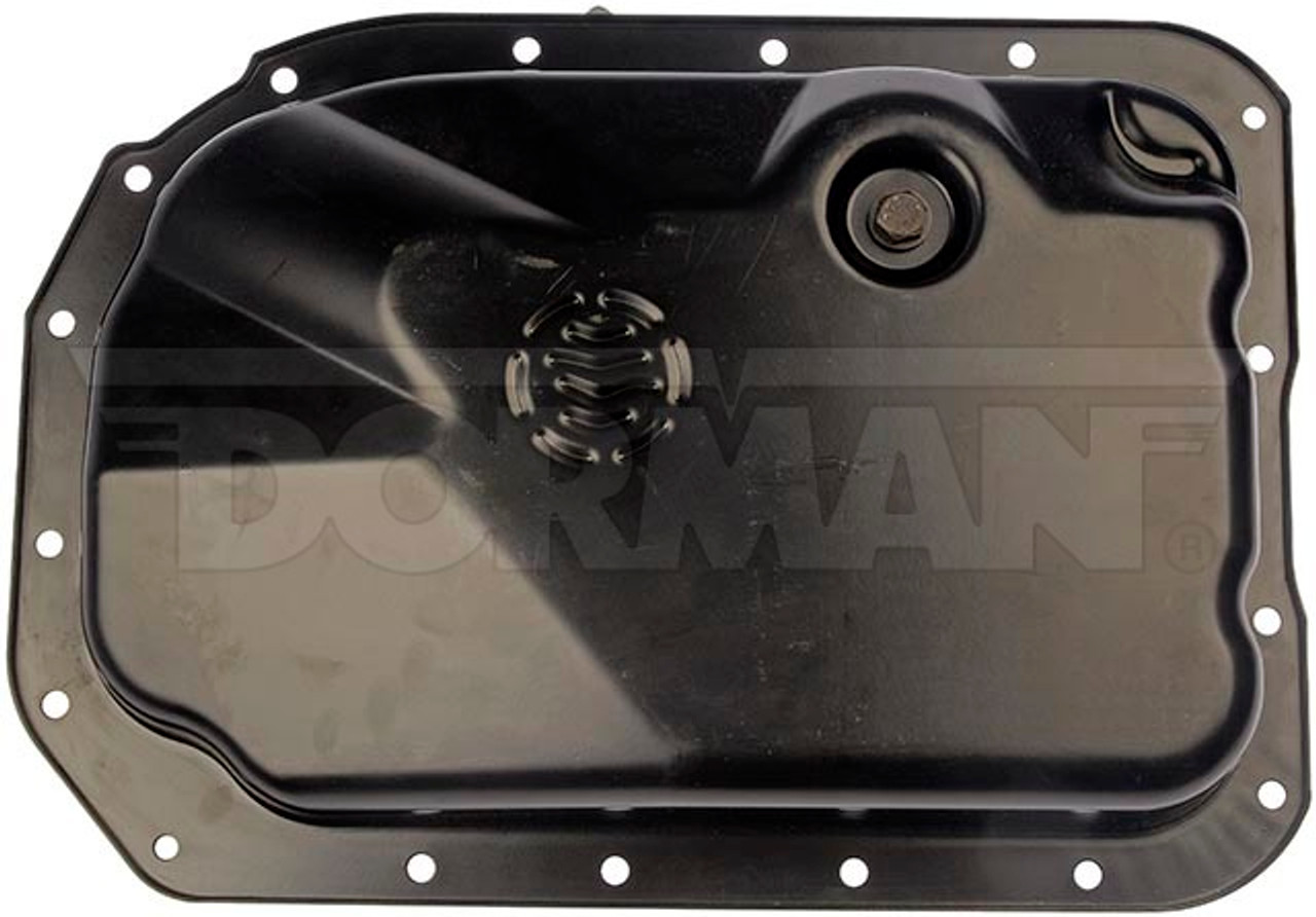 4l80e 4l85e Transmission Oil Pan With Drain Plug Steel Powder Coated Fits 96 Transmission