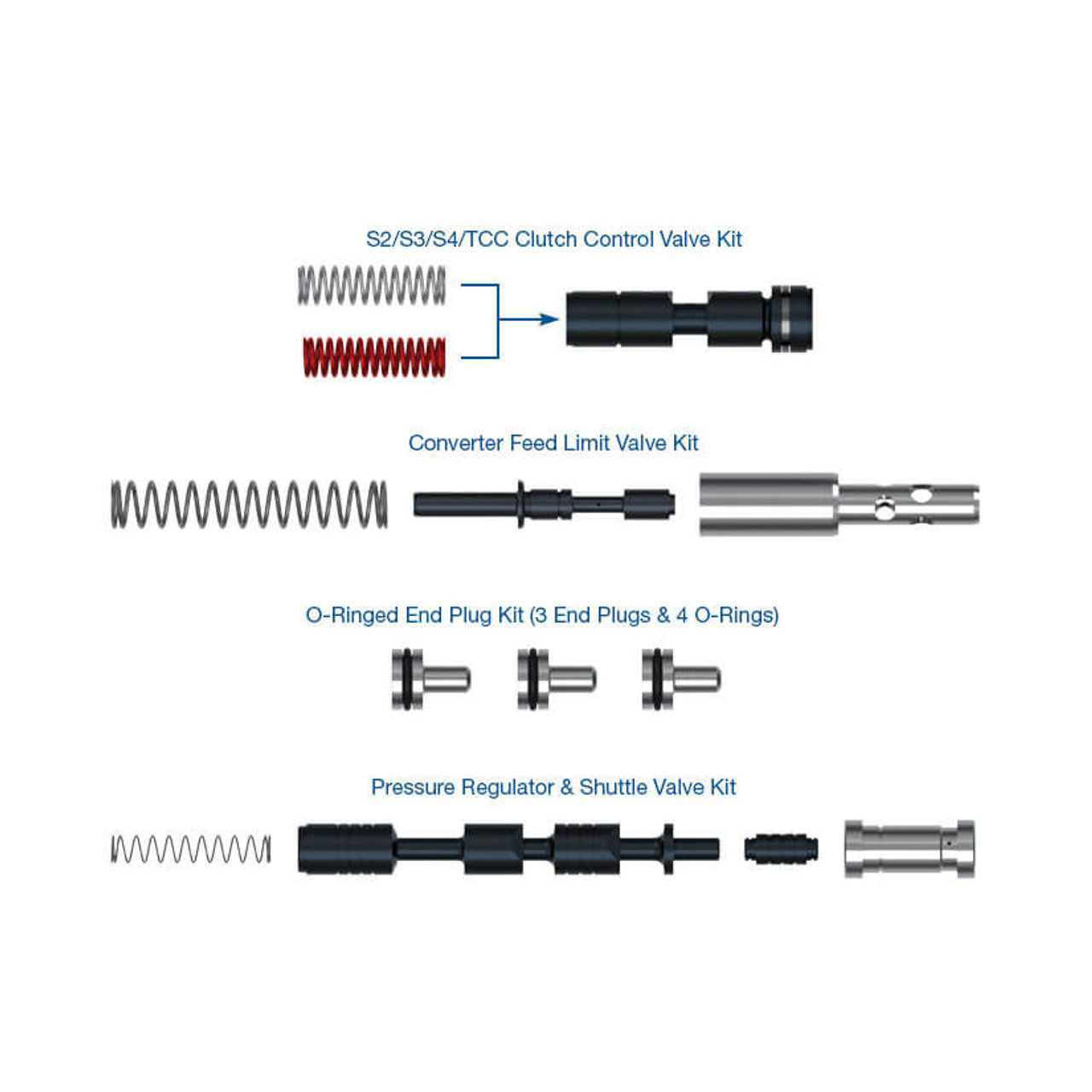 8L45 8L90 TRANSMISSION VALVE BODY TCC Zip Kit® by SONNAX FITS '15-'22 ...