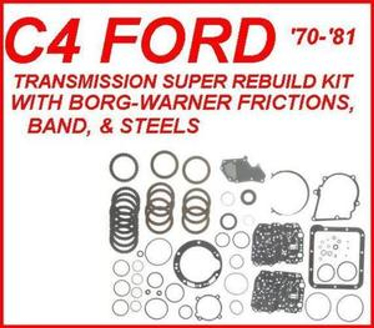 Fits Ford C4 Raybestos Race Performance Transmission Rebuild