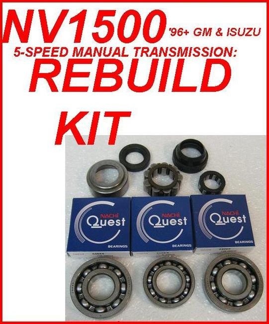 NV1500 TRANSMISSION REBUILD KIT FITS '96+ 2.2L CHEVY S10, GMC SONOMA