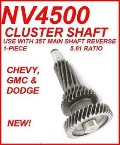 NV4500 TRANSMISSION CLUSTER SHAFT FITS '97+ CHEVY GMC & DODGE WITH 35T