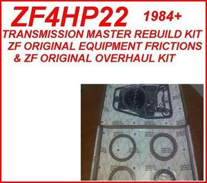ZF4HP22 TRANSMISSION REBUILD KIT WITH FRICTION CLUTCHES ZF ORIGINAL