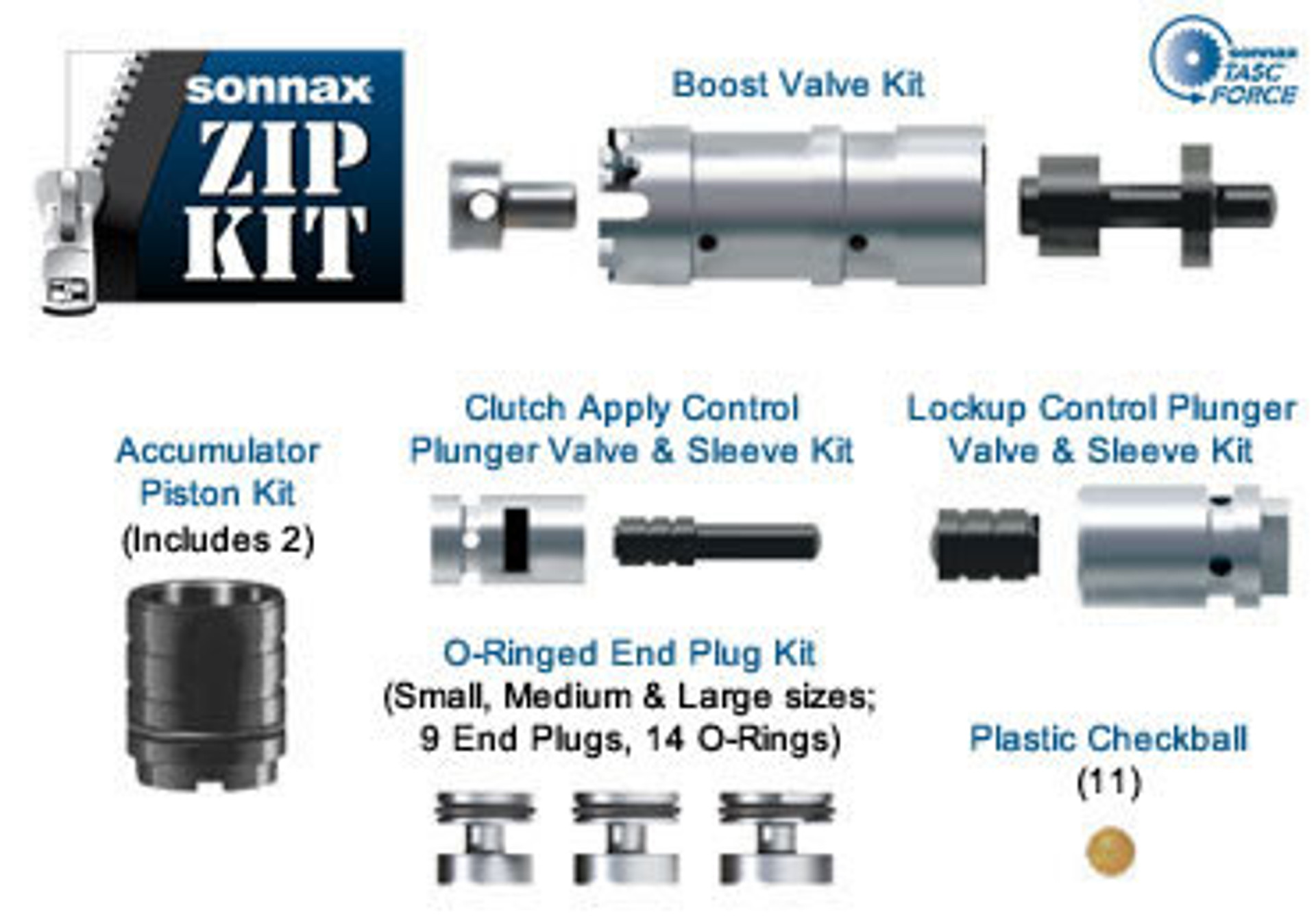 U140E U140F U240E U241E AUTOMATIC TRANSMISSION Zip Kit® VALVE BODY