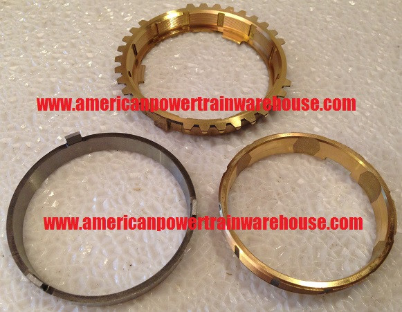 SLW SHR TRANSMISSION SYNCHRO RING 3PIECE FITS HONDA CIVIC '01'05 (2ND) & INSIGHT (1ST or 2nd